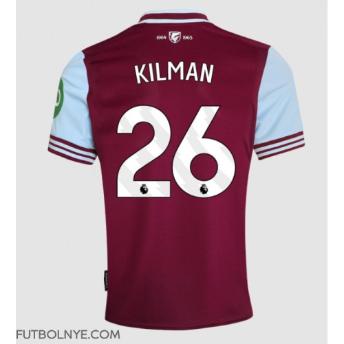 Camiseta West Ham United Max Kilman #26 Primera Equipación 2024-25 manga corta